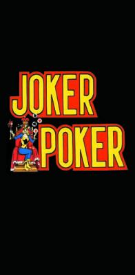 Tapis de protection vitre flipper  Joker Poker - Dimensions :106cm x 52cm